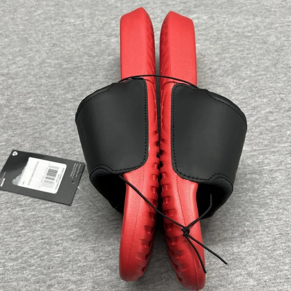 Under Armour Ignite GRH Logo UA‎ Red/Black Men Slip On Sandal Slides Shoe Sz 10
